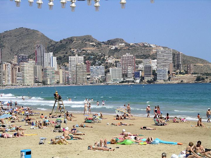 07.JPG - Levante Beach. One of Benidorm's two beaches.