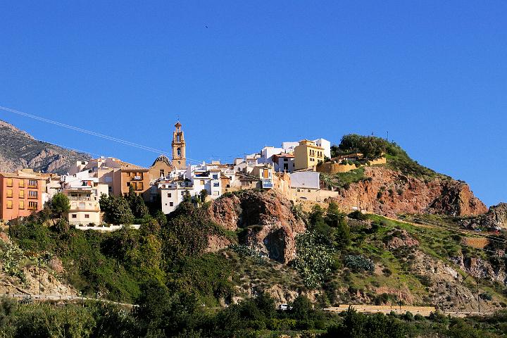 IMGP0455.JPG - Finestrat Town. Picturesque village built on the side of the mountain.