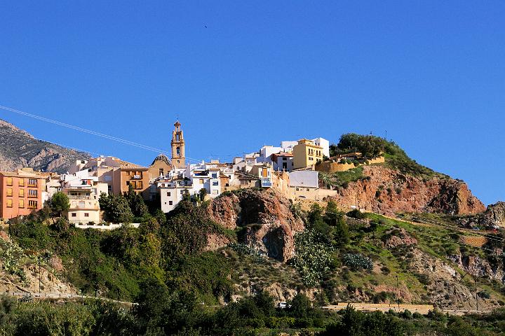 IMGP0455.JPG - Finestrat Town. Picturesque village built on the side of the mountain.