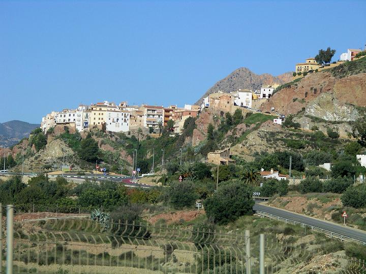 IMGP8285.JPG - View of Finestrat Town from the road as you approach from Balcón De Finestrat