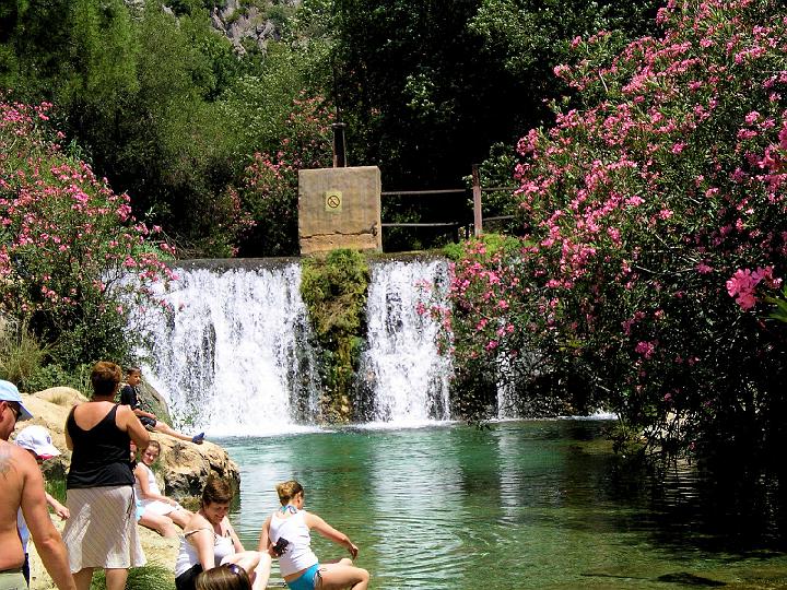 36.JPG - Les Fonts de Algar.Beautiful pool great for a quick dip, but a word of warning this is water straight off the mountains, and so is cold.