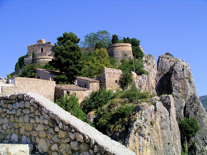 46.JPG - Guadalest Castle is the highest point of the village including the local cemetary, which is still in use to the present day.