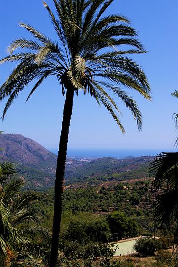 IMGP0252.JPG - View looking out to sea , taken from the path leading up to Guadalest.